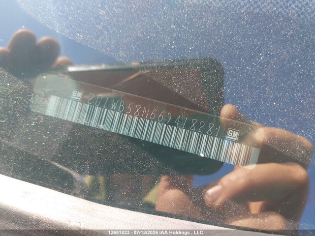 Aukcja sprzedaży 2006 Chevrolet Impala Ls, vin: 2G1WB58N669418281, numer aukcji: 12651823