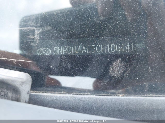 Aukcja sprzedaży 2012 Hyundai Elantra Gls, vin: 5NPDH4AE5CH106141, numer aukcji: 12647309