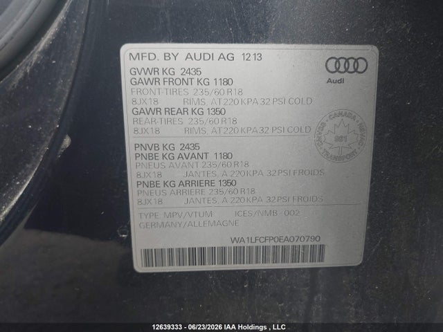 Audi Q5 2.0 Progressiv 2014 WA1LFCFP0EA070790 Image 18