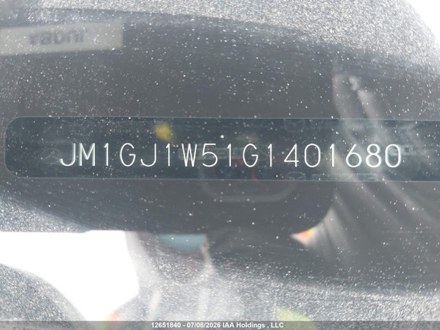 2016 Mazda 6 Grand Touring მანქანა იყიდება აუქციონზე, vin: JM1GJ1W51G1401680, აუქციონის ნომერი: 12651840