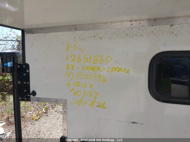 2023 Trailer Cirrus 820 Cirrus 820 მანქანა იყიდება აუქციონზე, vin: 820P00534, აუქციონის ნომერი: 12651860