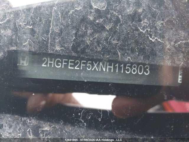 Honda Civic 2022 2HGFE2F5XNH115803 Image 19