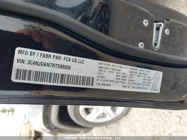 Aukcja sprzedaży 2024 Jeep Compass Sport, vin: 3C4NJDAN7RT598026, numer aukcji: 12651869