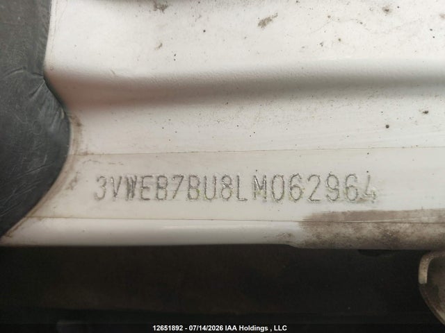 Aukcja sprzedaży 2020 Volkswagen Jetta, vin: 3VWEB7BU8LM062964, numer aukcji: 12651892