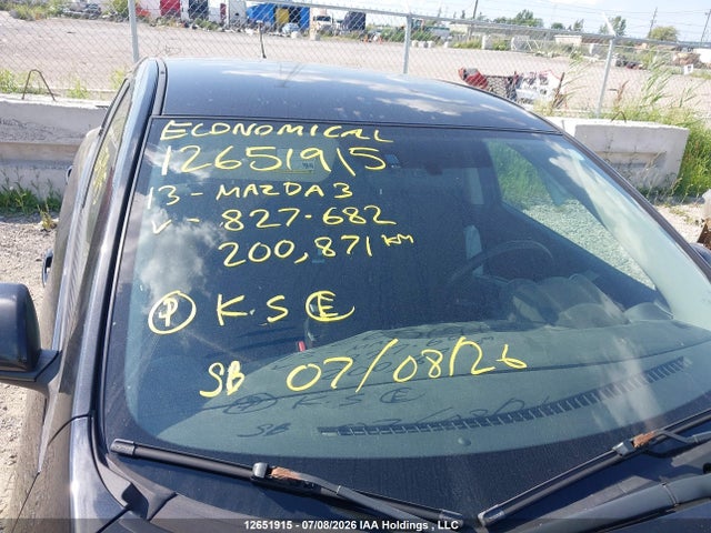 Aukcja sprzedaży 2013 Mazda Mazda3 Gs-sky, vin: JM1BL1L71D1827682, numer aukcji: 12651915