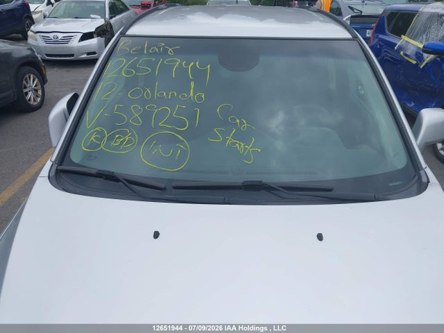 12651944 :رقم المزاد ، KL77P2EM9CK589251 vin ، 2012 Chevrolet Orlando 1lt/2lt مزاد بيع