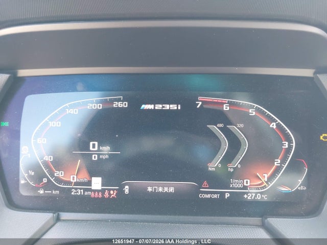 WBA13AL03M7G85783 BMW M235i Gran Coupe Xdrive