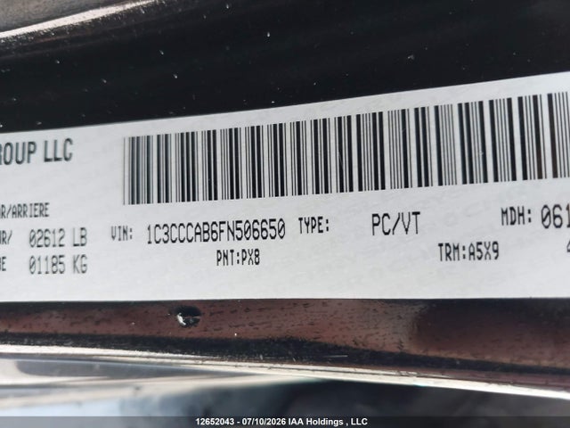 Chrysler 200 Limited 2015 1C3CCCAB6FN506650 Image 18