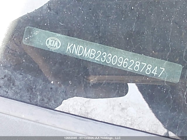 2009 Kia Sedona Ex/lx მანქანა იყიდება აუქციონზე, vin: KNDMB233096287847, აუქციონის ნომერი: 12652045