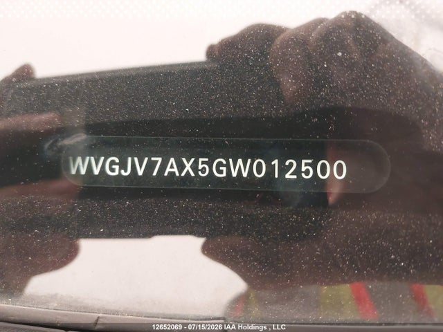 Продаж на аукціоні авто 2016 Volkswagen Tiguan Comfort/high/r-line/sp Ed, vin: WVGJV7AX5GW012500, номер лоту: 12652069