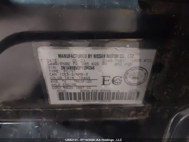 Nissan Sentra S/s Plus 2023 3N1AB8BV0PY286246 Image 20