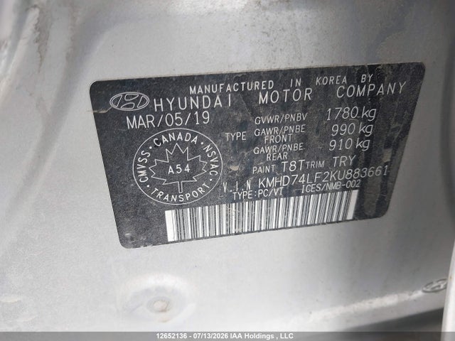 Hyundai Elantra Essential 2019 KMHD74LF2KU883661 Image 20