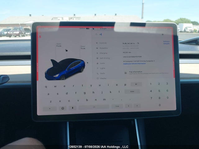 2018 Tesla Model 3 Long Range/performance მანქანა იყიდება აუქციონზე, vin: 5YJ3E1EB6JF107099, აუქციონის ნომერი: 12652139