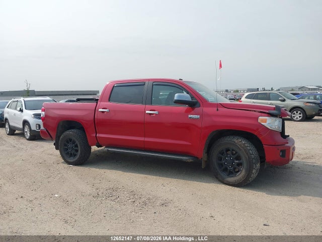 2014 Toyota Tundra Crewmax Platinum მანქანა იყიდება აუქციონზე, vin: 5TFAY5F11EX327953, აუქციონის ნომერი: 12652147