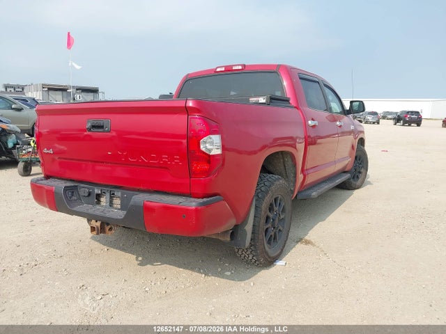 2014 Toyota Tundra Crewmax Platinum მანქანა იყიდება აუქციონზე, vin: 5TFAY5F11EX327953, აუქციონის ნომერი: 12652147