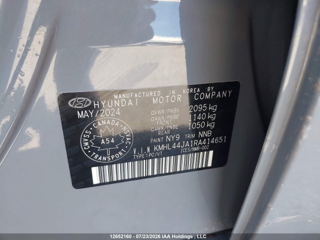 Hyundai Sonata Preferred-trend 2024 KMHL44JA1RA414651 Image 9