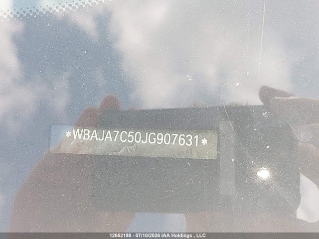 12652198 :رقم المزاد ، WBAJA7C50JG907631 vin ، 2018 Bmw 530i Xdrive مزاد بيع