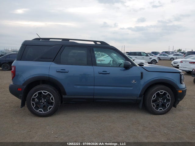 2025 Ford Bronco Sport Outer Banks მანქანა იყიდება აუქციონზე, vin: 3FMCR9CN1SRE52858, აუქციონის ნომერი: 12652223