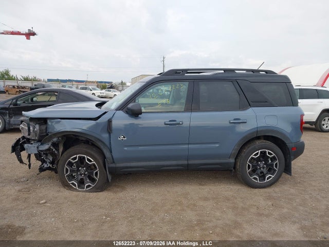 2025 Ford Bronco Sport Outer Banks მანქანა იყიდება აუქციონზე, vin: 3FMCR9CN1SRE52858, აუქციონის ნომერი: 12652223