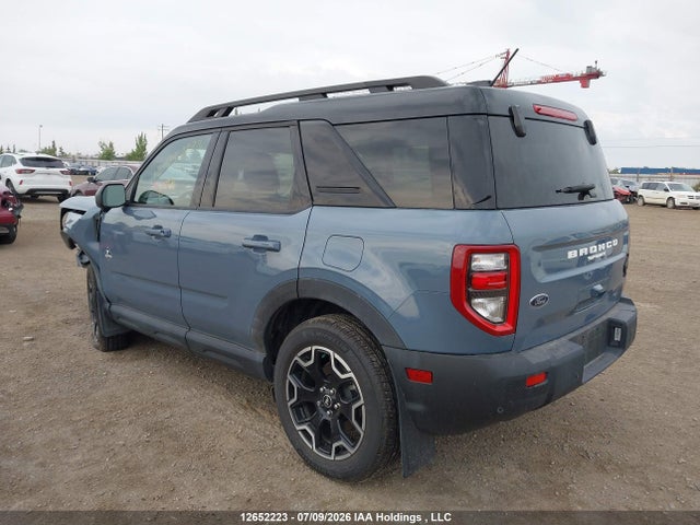 2025 Ford Bronco Sport Outer Banks მანქანა იყიდება აუქციონზე, vin: 3FMCR9CN1SRE52858, აუქციონის ნომერი: 12652223