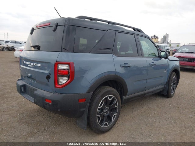 2025 Ford Bronco Sport Outer Banks მანქანა იყიდება აუქციონზე, vin: 3FMCR9CN1SRE52858, აუქციონის ნომერი: 12652223
