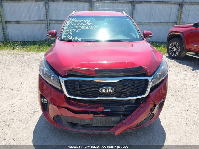 12652244 :رقم المزاد ، 5XYPGDA55KG502835 vin ، 2019 Kia Sorento 2.4l Lx/3.3l Lx مزاد بيع