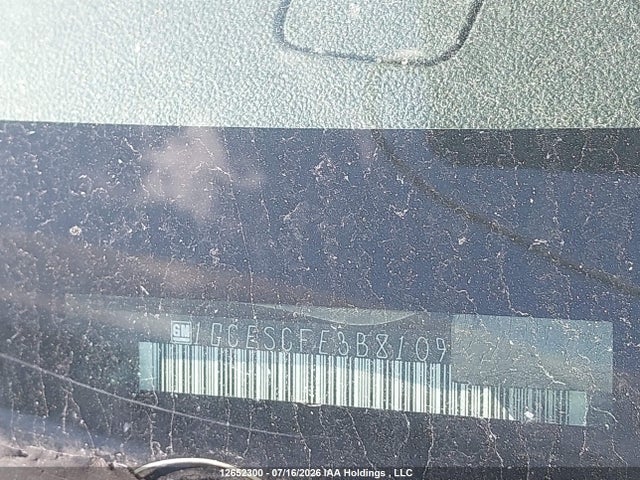 2011 Chevrolet Colorado მანქანა იყიდება აუქციონზე, vin: 1GCESCFE3B8109934, აუქციონის ნომერი: 12652300