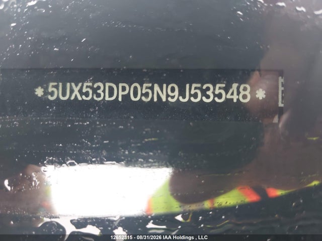 Aukcja sprzedaży 2022 Bmw X3 Xdrive30i, vin: 5UX53DP05N9J53548, numer aukcji: 12652315