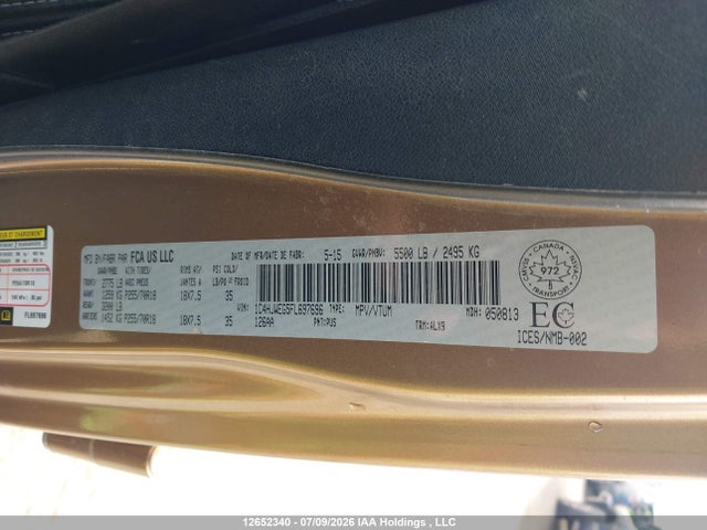 1C4HJWEG5FL697696 Jeep Wrangler Unlimited Sahara
