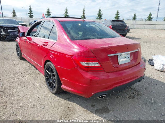 12652348 :رقم المزاد ، WDDGF8AB5EG188305 vin ، 2014 Mercedes-benz C 300 4matic مزاد بيع