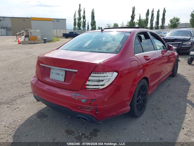 12652348 :رقم المزاد ، WDDGF8AB5EG188305 vin ، 2014 Mercedes-benz C 300 4matic مزاد بيع