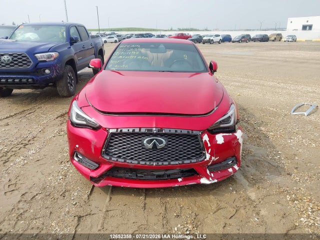 12652358 :رقم المزاد ، JN1FV7EL0HM701197 vin ، 2017 Infiniti Q60 Red Sport 400 مزاد بيع