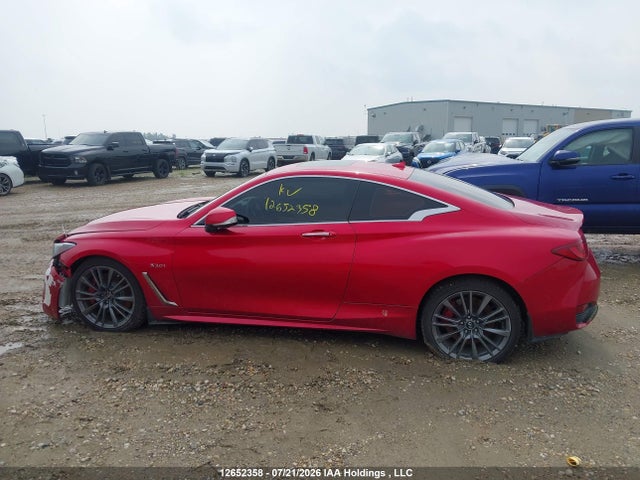 12652358 :رقم المزاد ، JN1FV7EL0HM701197 vin ، 2017 Infiniti Q60 Red Sport 400 مزاد بيع