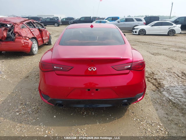 12652358 :رقم المزاد ، JN1FV7EL0HM701197 vin ، 2017 Infiniti Q60 Red Sport 400 مزاد بيع
