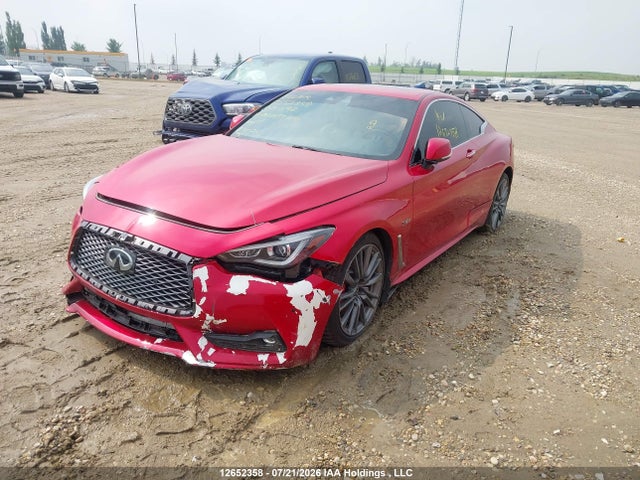 12652358 :رقم المزاد ، JN1FV7EL0HM701197 vin ، 2017 Infiniti Q60 Red Sport 400 مزاد بيع