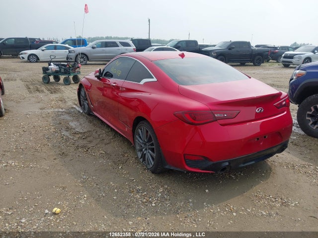 12652358 :رقم المزاد ، JN1FV7EL0HM701197 vin ، 2017 Infiniti Q60 Red Sport 400 مزاد بيع