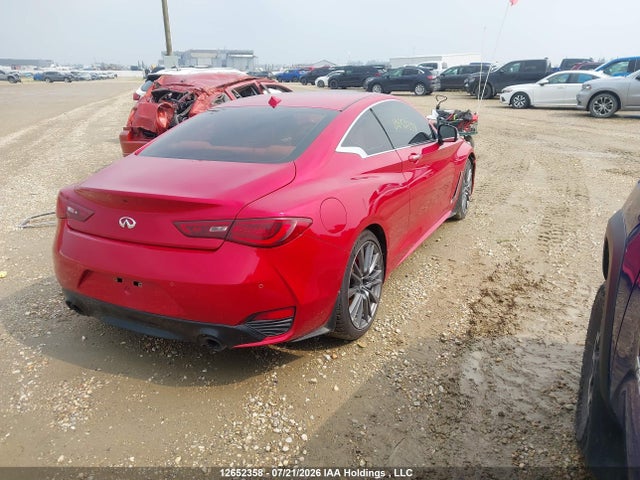 12652358 :رقم المزاد ، JN1FV7EL0HM701197 vin ، 2017 Infiniti Q60 Red Sport 400 مزاد بيع