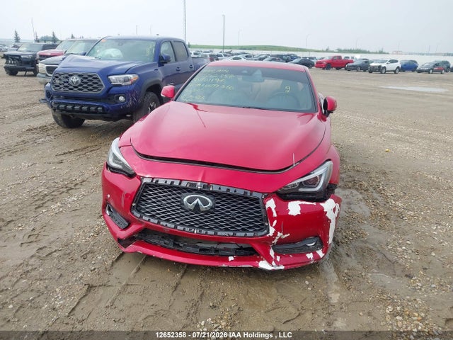 12652358 :رقم المزاد ، JN1FV7EL0HM701197 vin ، 2017 Infiniti Q60 Red Sport 400 مزاد بيع