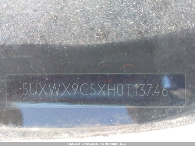 Aukcja sprzedaży 2017 Bmw X3 Xdrive28i, vin: 5UXWX9C5XH0T13746, numer aukcji: 12652404