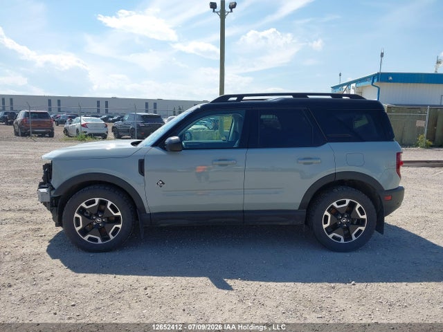 12652412 :رقم المزاد ، 3FMCR9C64NRD69034 vin ، 2022 Ford Bronco Sport Outer Banks مزاد بيع