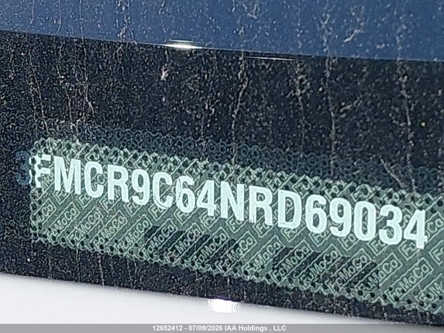 12652412 :رقم المزاد ، 3FMCR9C64NRD69034 vin ، 2022 Ford Bronco Sport Outer Banks مزاد بيع