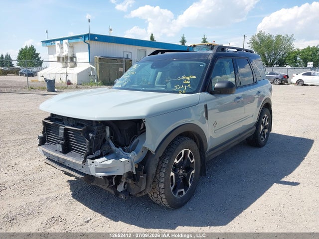 12652412 :رقم المزاد ، 3FMCR9C64NRD69034 vin ، 2022 Ford Bronco Sport Outer Banks مزاد بيع