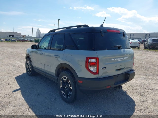 12652412 :رقم المزاد ، 3FMCR9C64NRD69034 vin ، 2022 Ford Bronco Sport Outer Banks مزاد بيع
