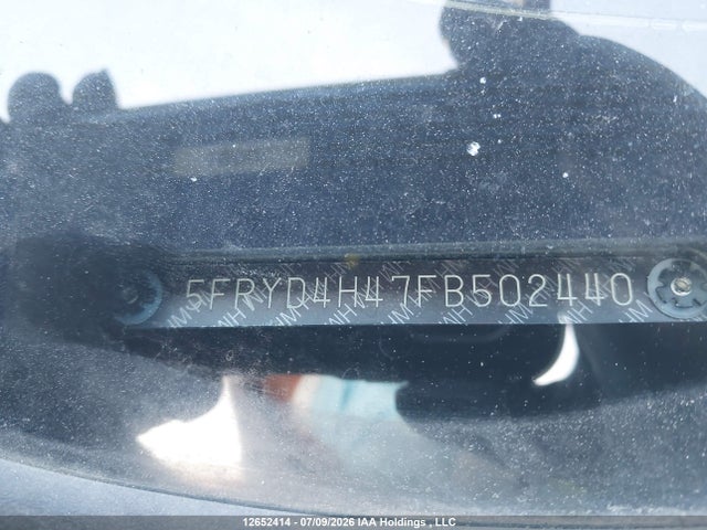 Acura Mdx Technology 2015 5FRYD4H47FB502440 Image 9