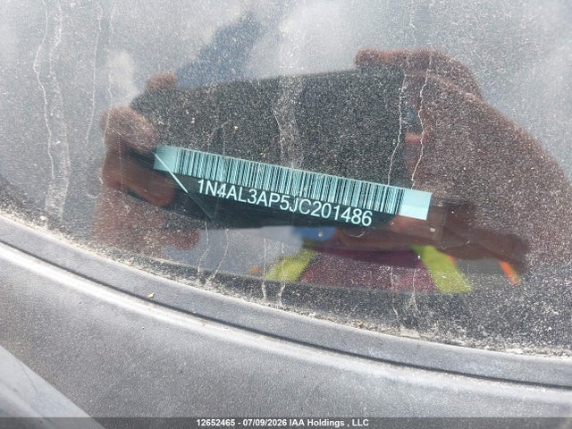 Aukcja sprzedaży 2018 Nissan Altima 2.5 S/2.5 Sl Tech/2.5 Sv, vin: 1N4AL3AP5JC201486, numer aukcji: 12652465