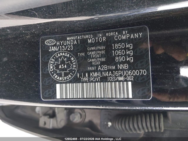Продаж на аукціоні авто 2023 Hyundai Elantra Hybrid Luxury, vin: KMHLN4AJ6PU060070, номер лоту: 12652488