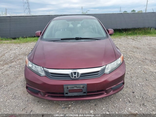 2012 Honda Civic Ex 4dr მანქანა იყიდება აუქციონზე, vin: 2HGFB2F52CH025874, აუქციონის ნომერი: 12652491