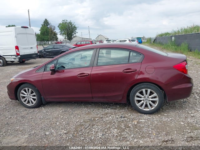 2012 Honda Civic Ex 4dr მანქანა იყიდება აუქციონზე, vin: 2HGFB2F52CH025874, აუქციონის ნომერი: 12652491
