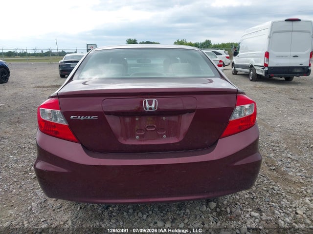 2012 Honda Civic Ex 4dr მანქანა იყიდება აუქციონზე, vin: 2HGFB2F52CH025874, აუქციონის ნომერი: 12652491