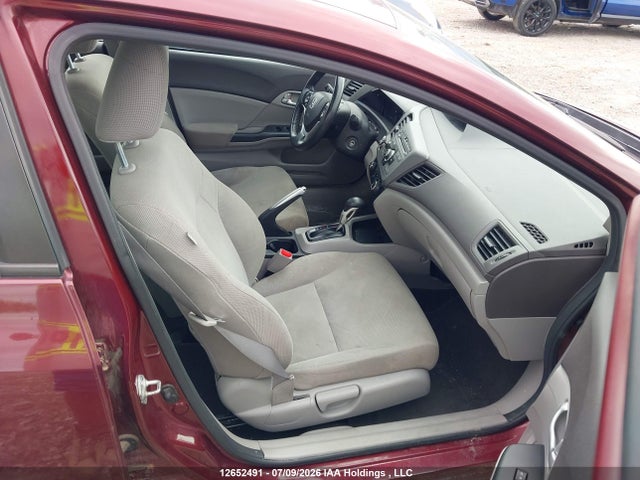 2012 Honda Civic Ex 4dr მანქანა იყიდება აუქციონზე, vin: 2HGFB2F52CH025874, აუქციონის ნომერი: 12652491
